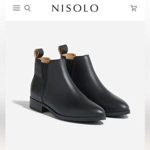 Nisolo Eva Chelsea boot 8.5 black